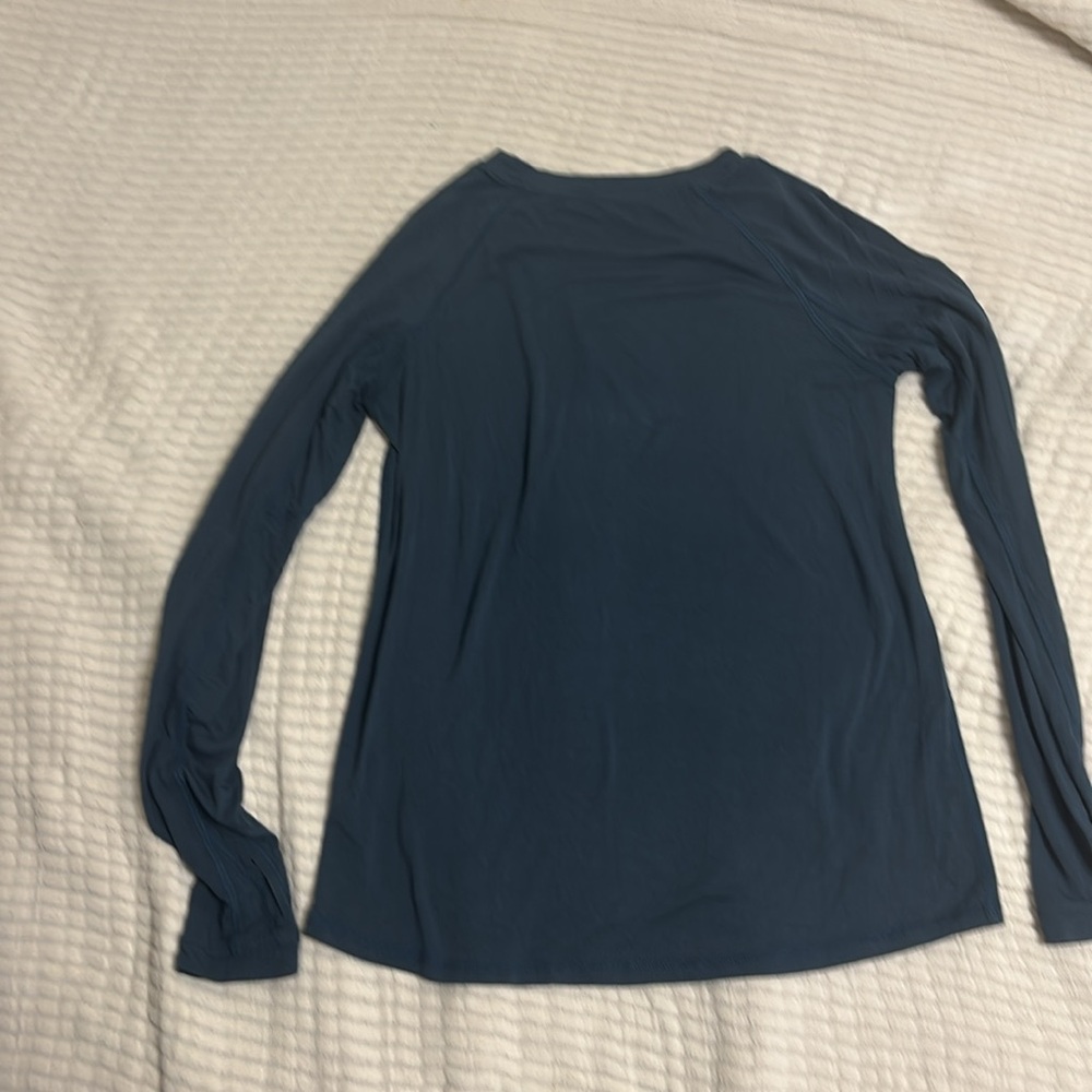 Freefly Women's Bamboo Shade II Long Sleeve M Deep Navy - Picture 6 of 6